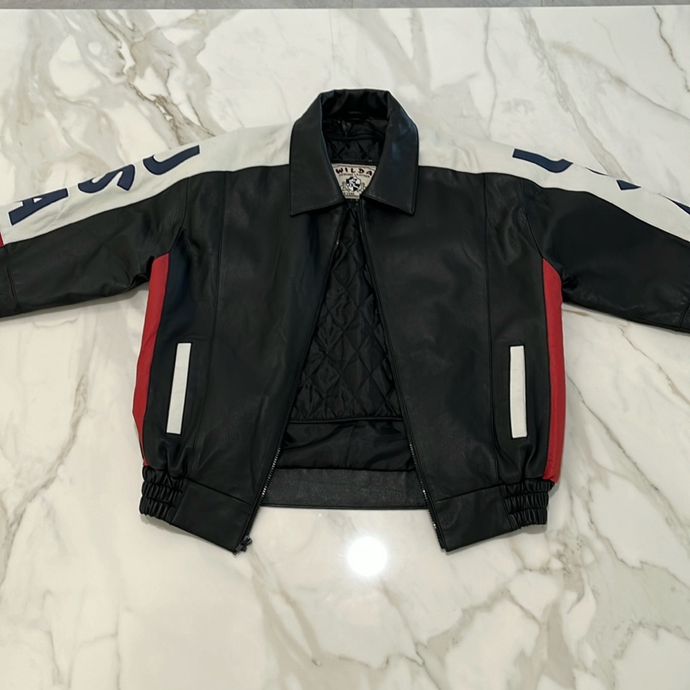 VINTAGE Wilda USA Leather Jacket - Size Small